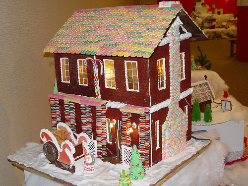 Unusual Gingerbread House