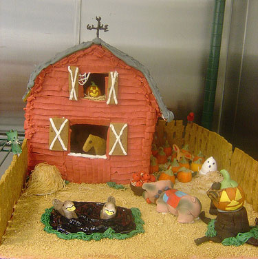 gingerbread barn