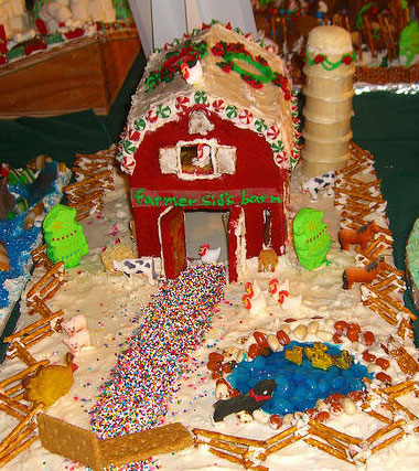 gingerbread barn