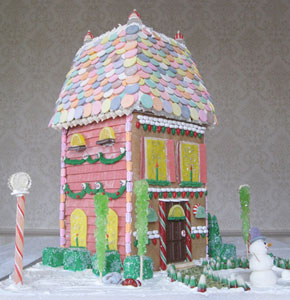 Gingerbread Two Story City House