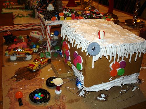 Unusual Gingerbread House