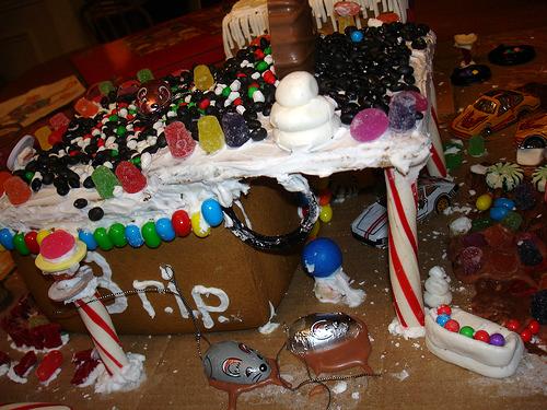 Unusual Gingerbread House 2