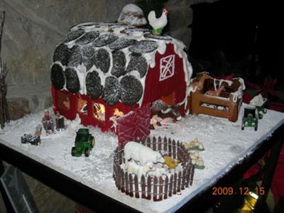 gingerbread barn