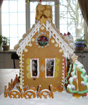gingerbread bungalow side view