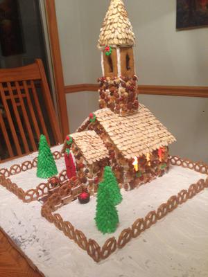 gingerbread church