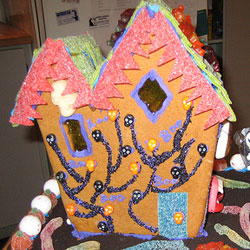 haunted gingerbread house