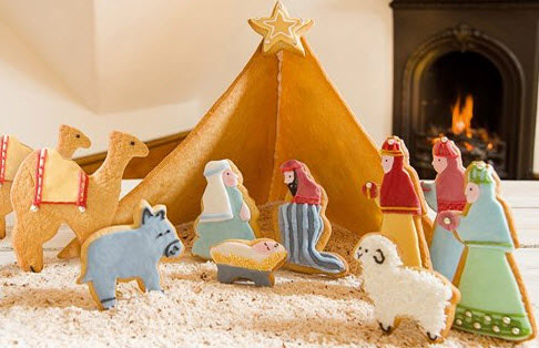 nativity cookies