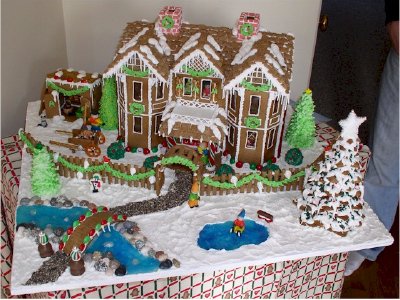 gingerbread-house-pond-and-river