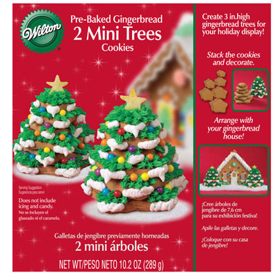 gingerbread christmas trees