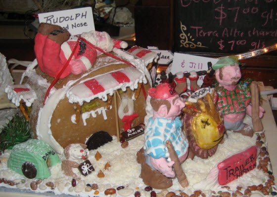 gingerbread teardrop trailer