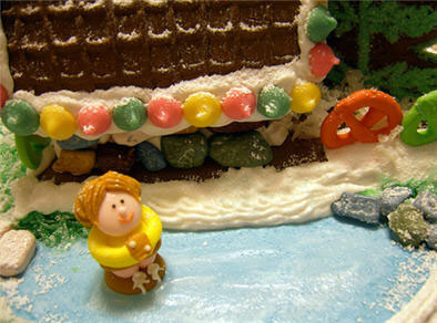 Gingerbread House Pond