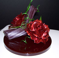 rose sugar showpiece