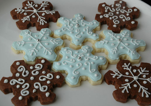 snowflake cookies