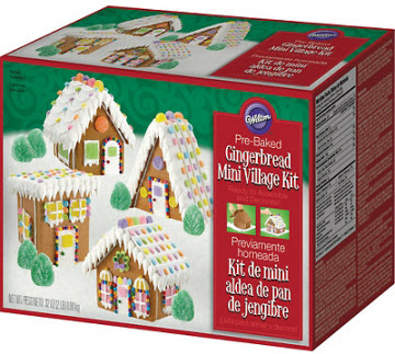 wilton-gingerbread village mini kit