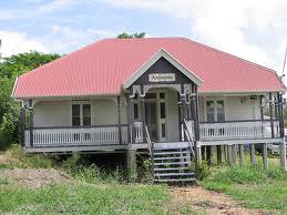 Queenslander home for gingerbread house template