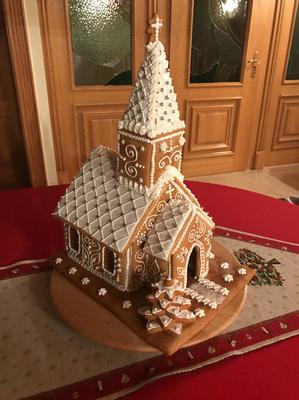 gingerbread cathedral template