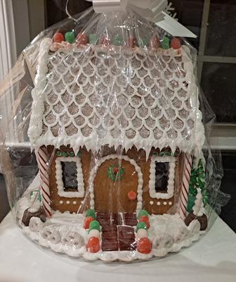 A custom Christmas themed  house