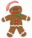 Santa Gingerbread Man
