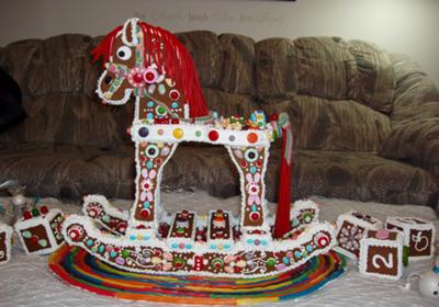 Gingerbread Rocking Horse