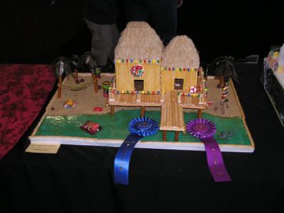 Gingerbread Tikki Hut