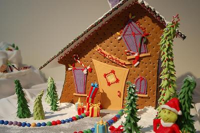 Grinch Gingerbread House
