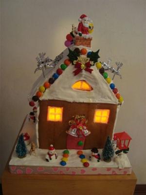 Lighted Gingerbread House From Malaysia