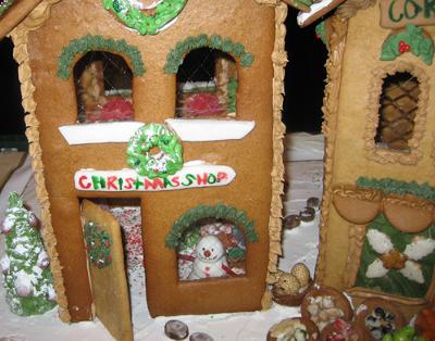 More gingerbread house gelatin windows