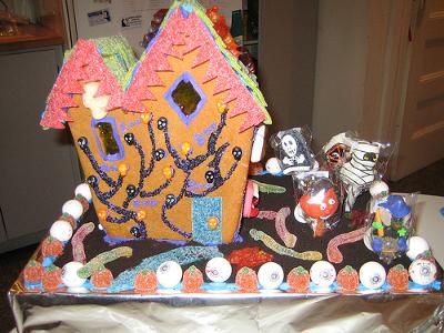 Spooky Gingerbread House