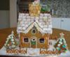 Gingerbread bungalow house