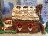 Gingerbread Log Cabin 2017: back