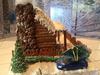 Gingerbread Log Cabin 2017: side