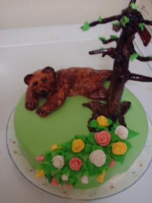 Springtime Bear Cake