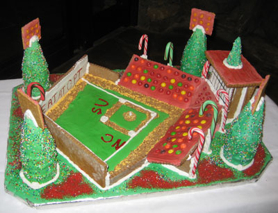 Gingerbread Baseball Stadium