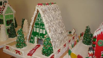 gingerbread swiss chalet