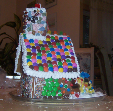 A family gingerbread house contest photo shared by one of our readers