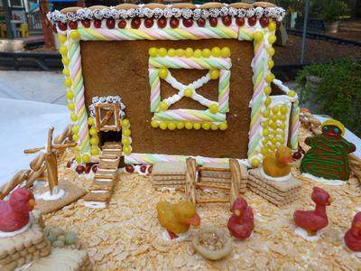 Gingerbread Chicken Coop