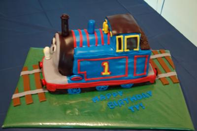 Thomas Cake with Fondant