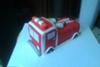 Fire Truck Cake with fondant